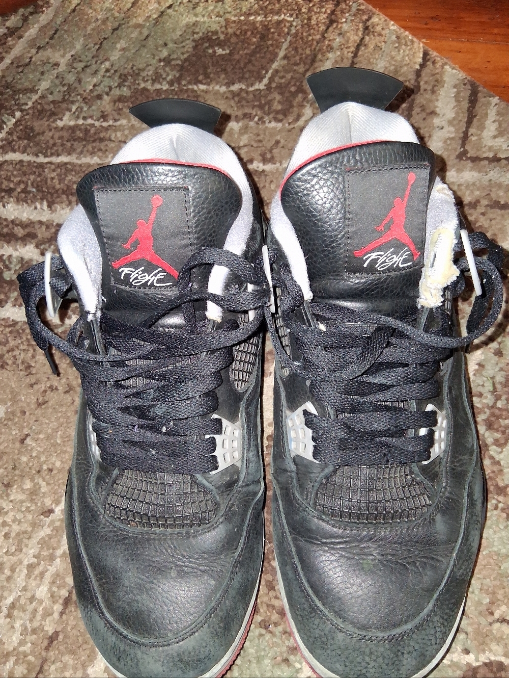 Jordan Men’s Sneakers - Black with Red Jumpman